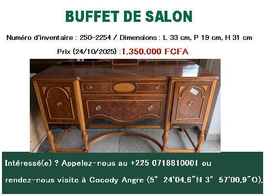 BUFFET DE SALON 