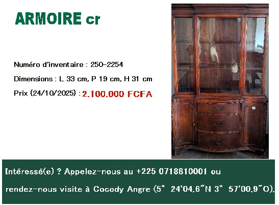 ARMOIRES CR